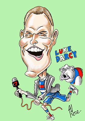 Luke Darcy caricature